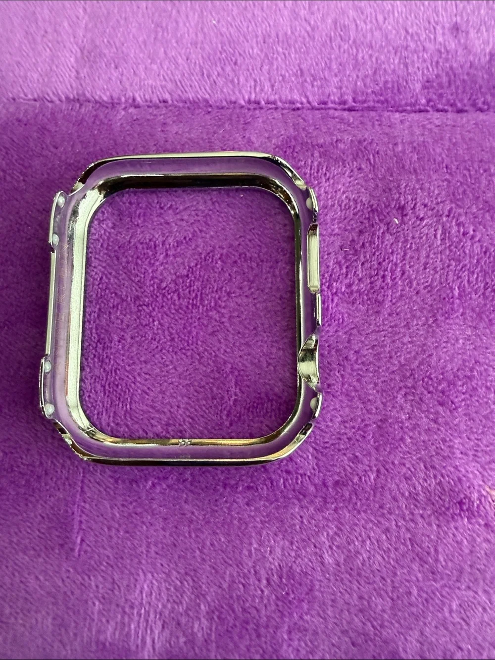 Crystal Pavé Apple Watch Frame Case - Silver